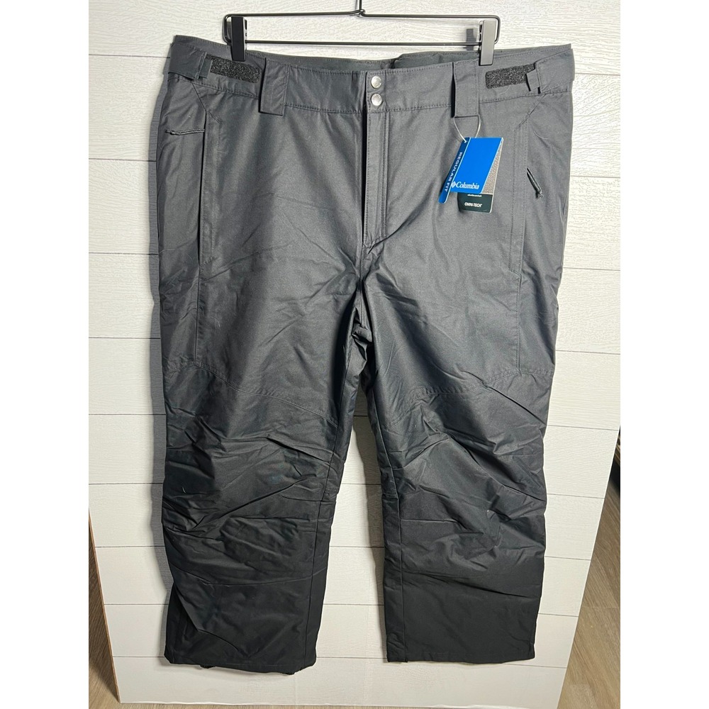 Columbia NEW Mens XL/Short Bugaboo V Waterproof Ski Snowboarding Pants Black